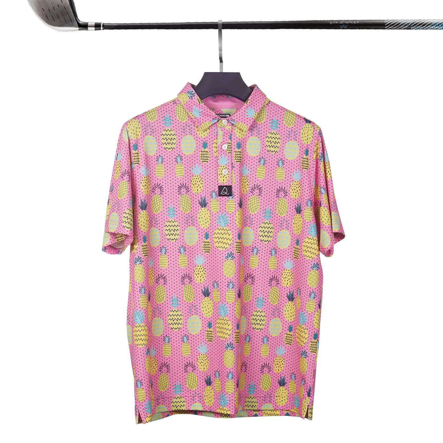 Colorful Pineapple Print Shirt