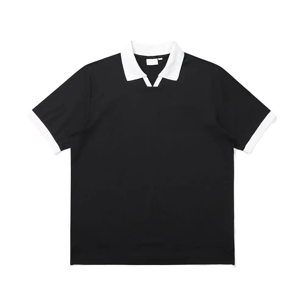 Black and White Polo Shirt