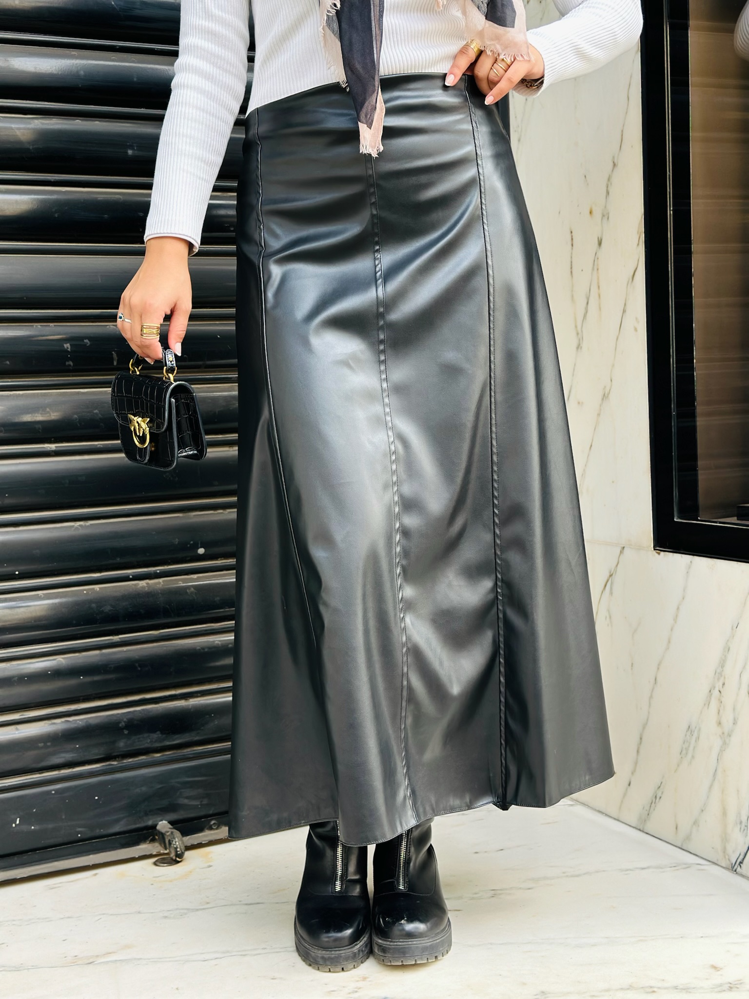 Leather Skirt
