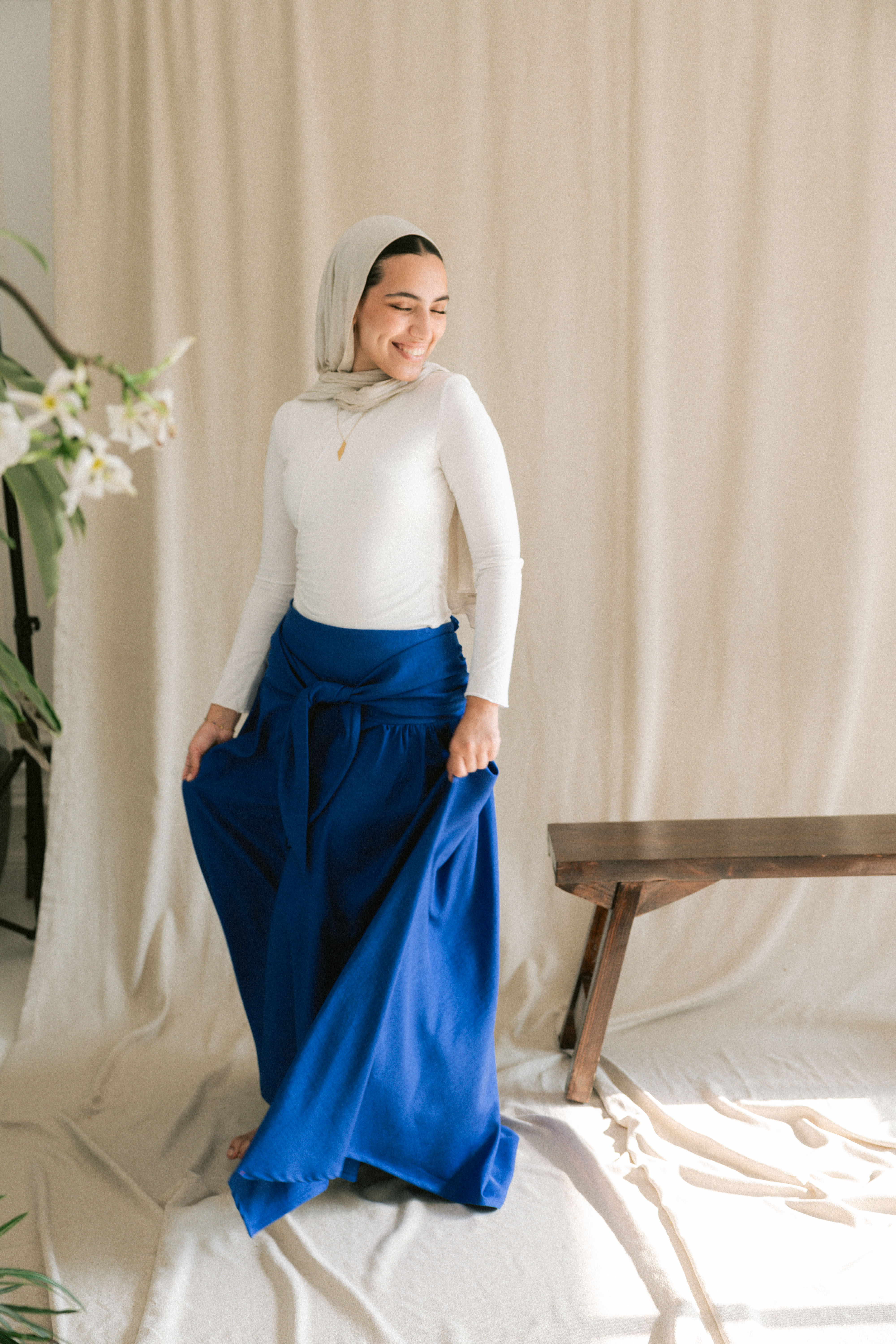 Wrap me Skirt - Blue