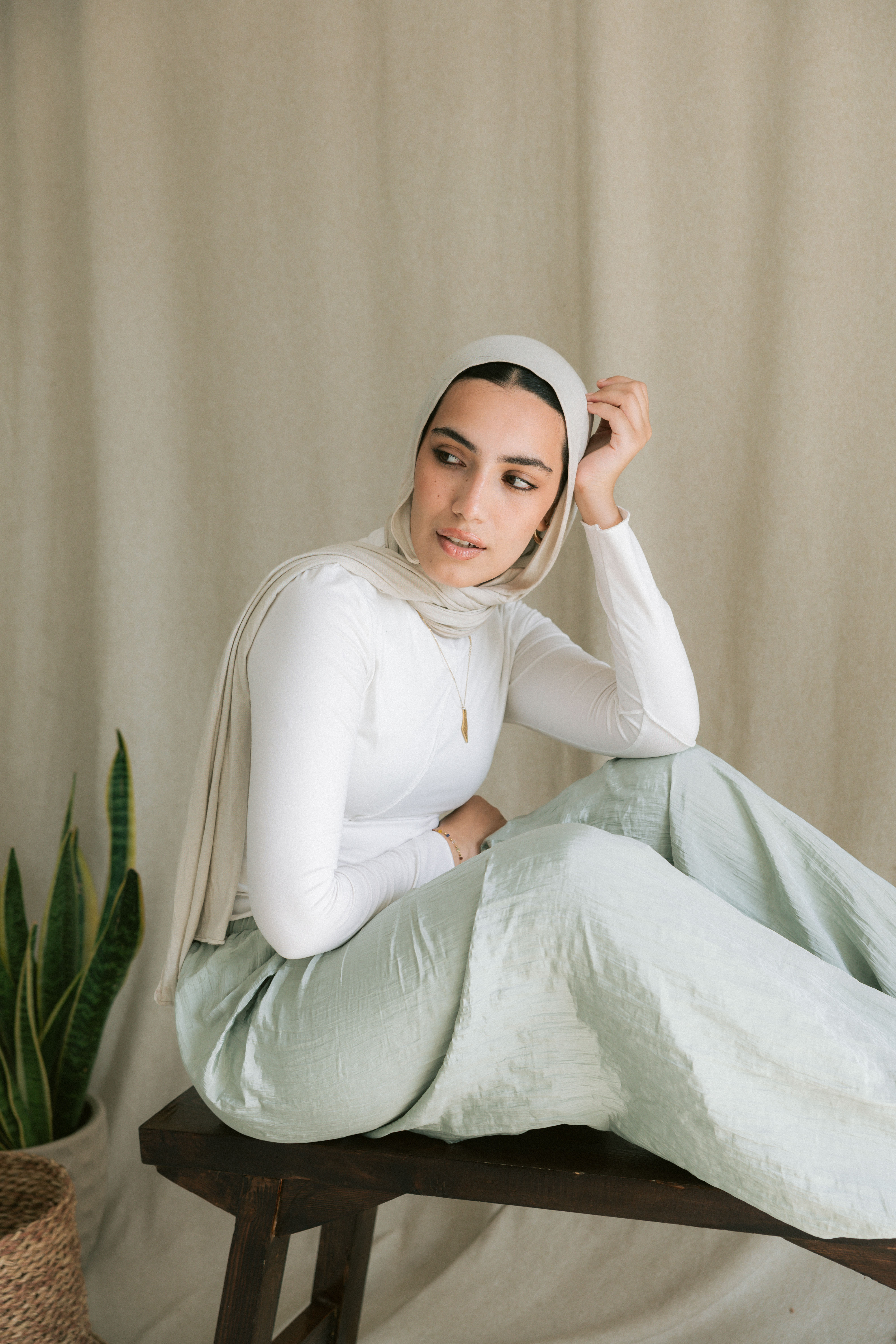 Crushed Pants - Mint green