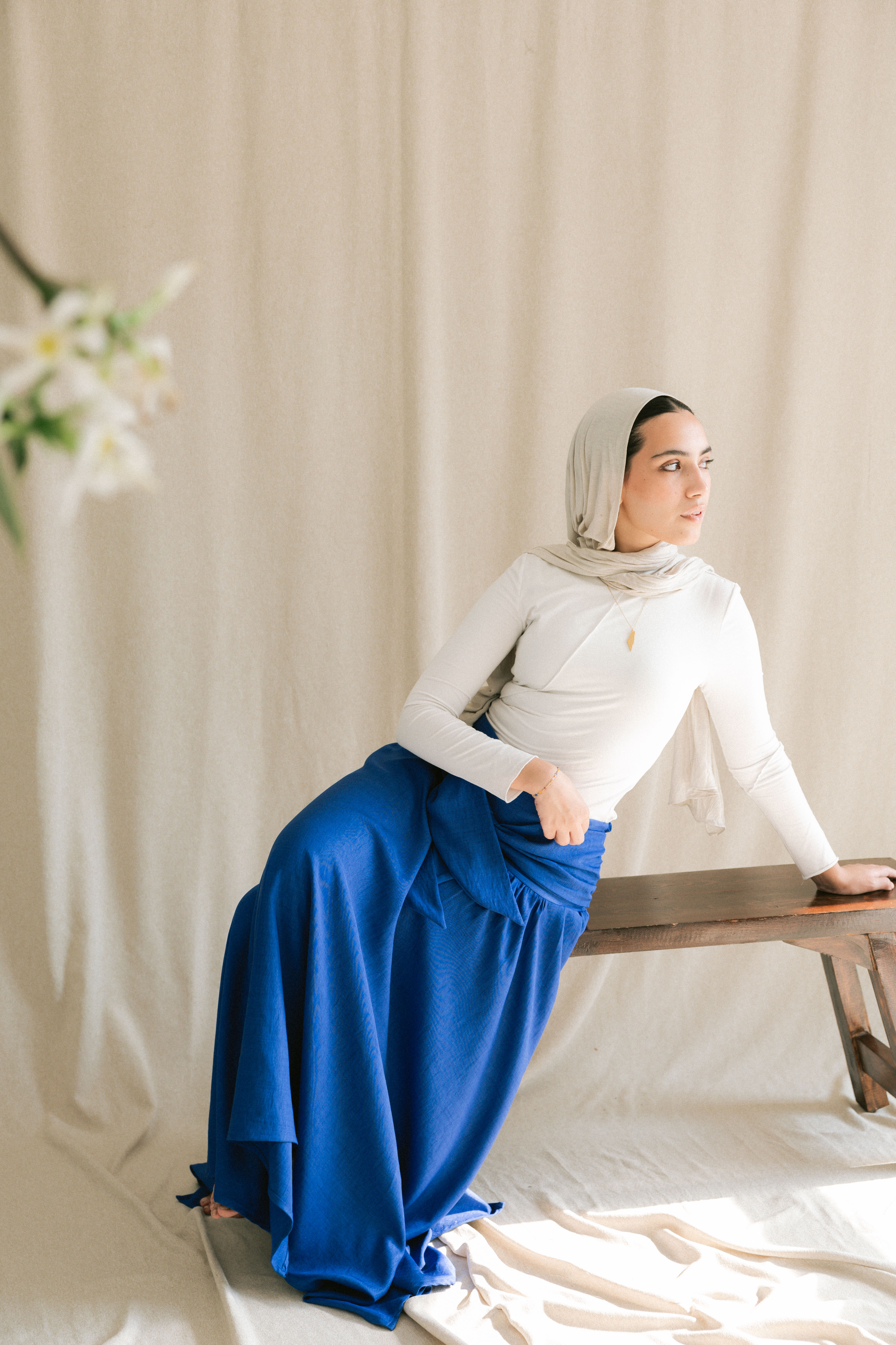 Wrap me Skirt - Blue
