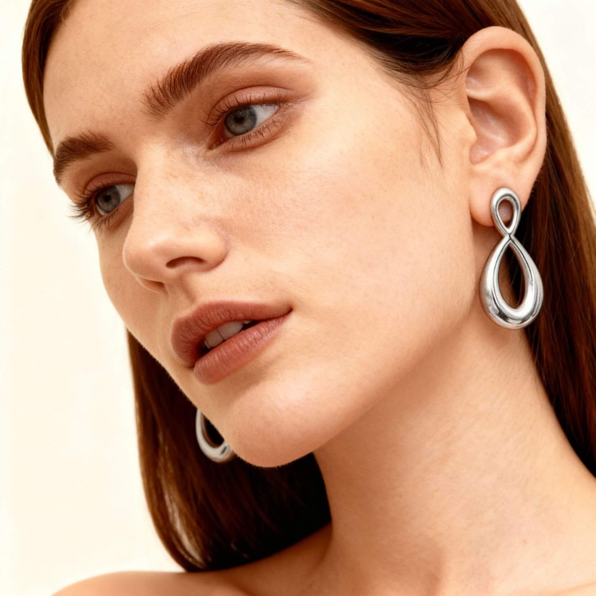 Silver Teardrop Earrings