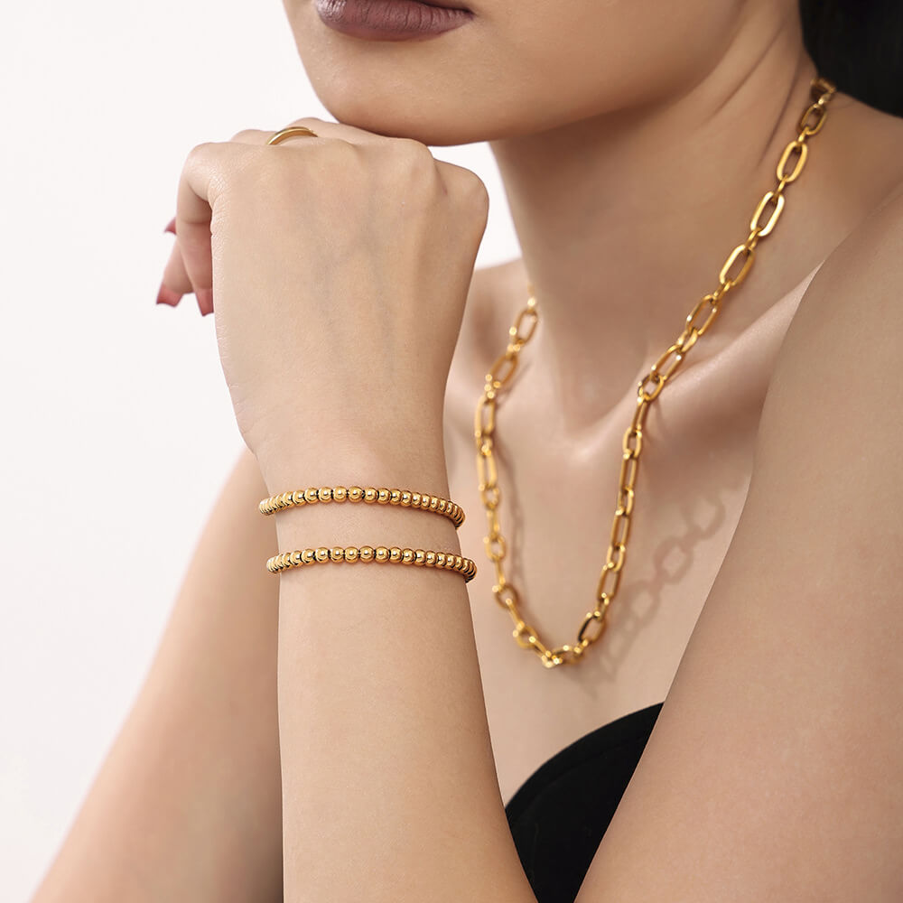 Classic Gold Jewelry Set