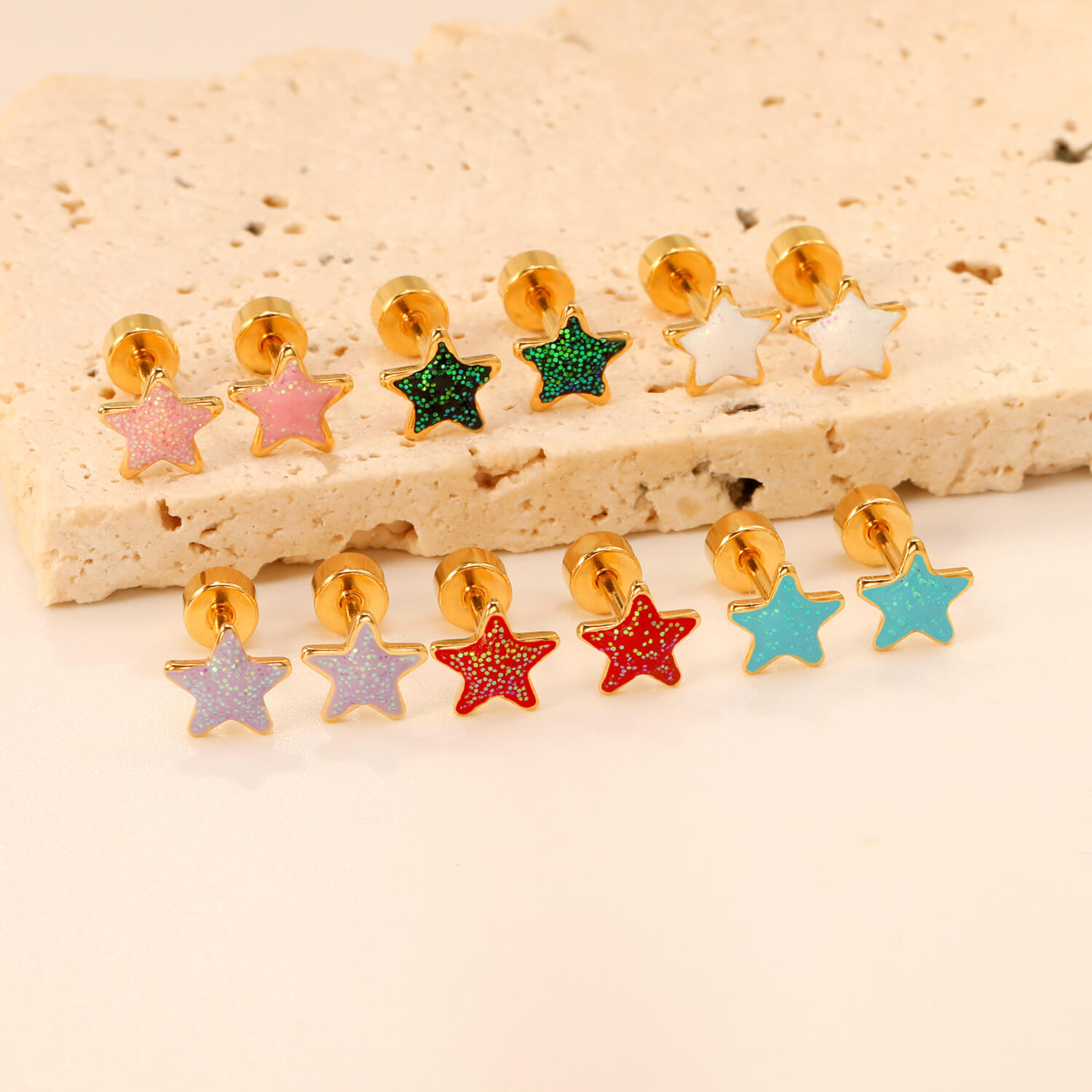 Star Stud Earrings