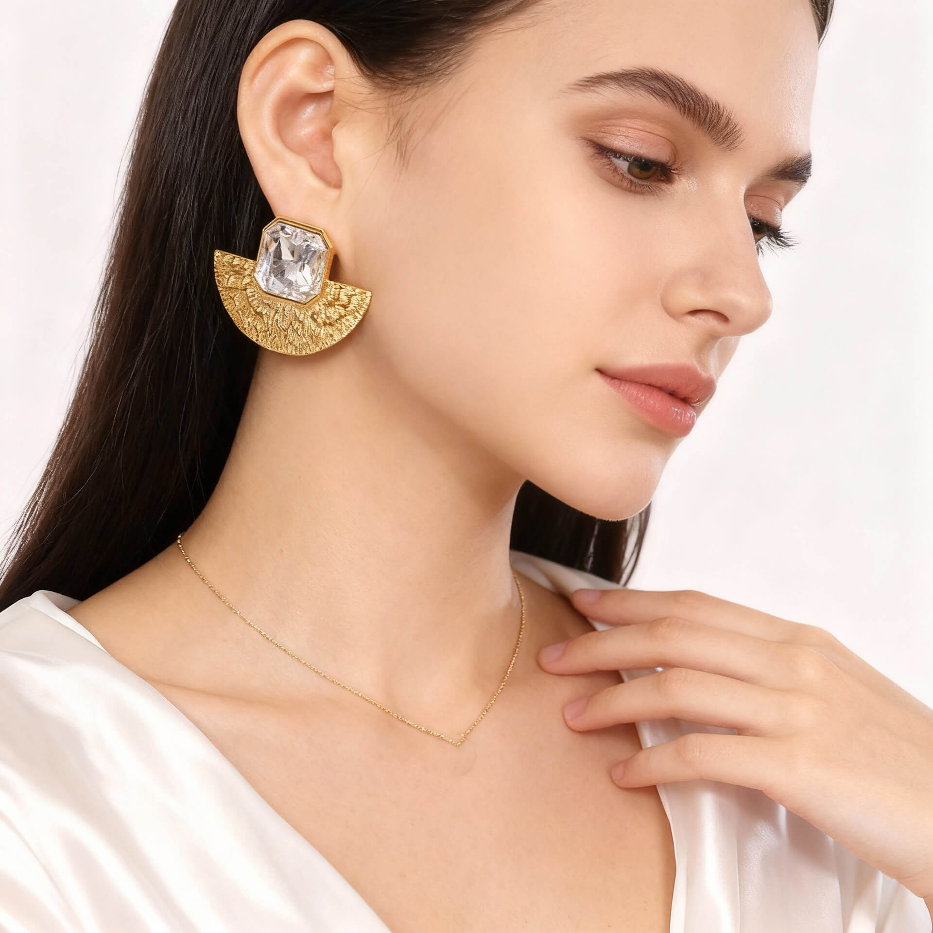 Gold Statement Earrings