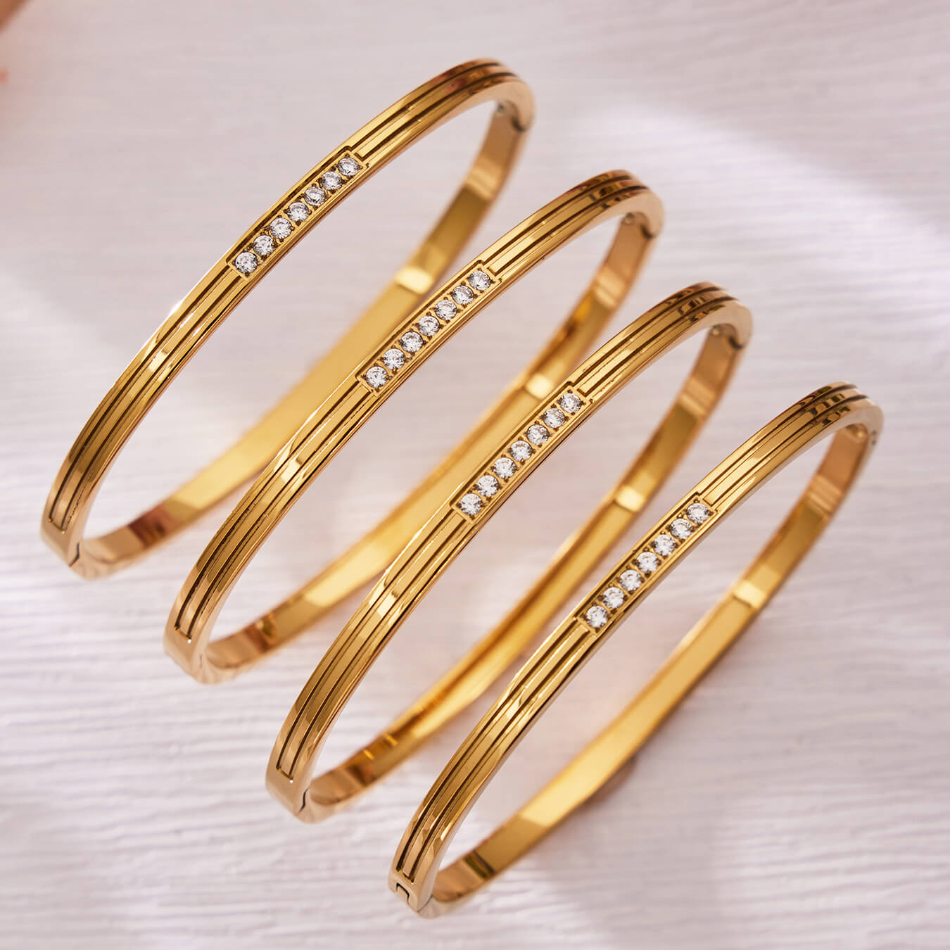 Gold Sparkle Bangle 