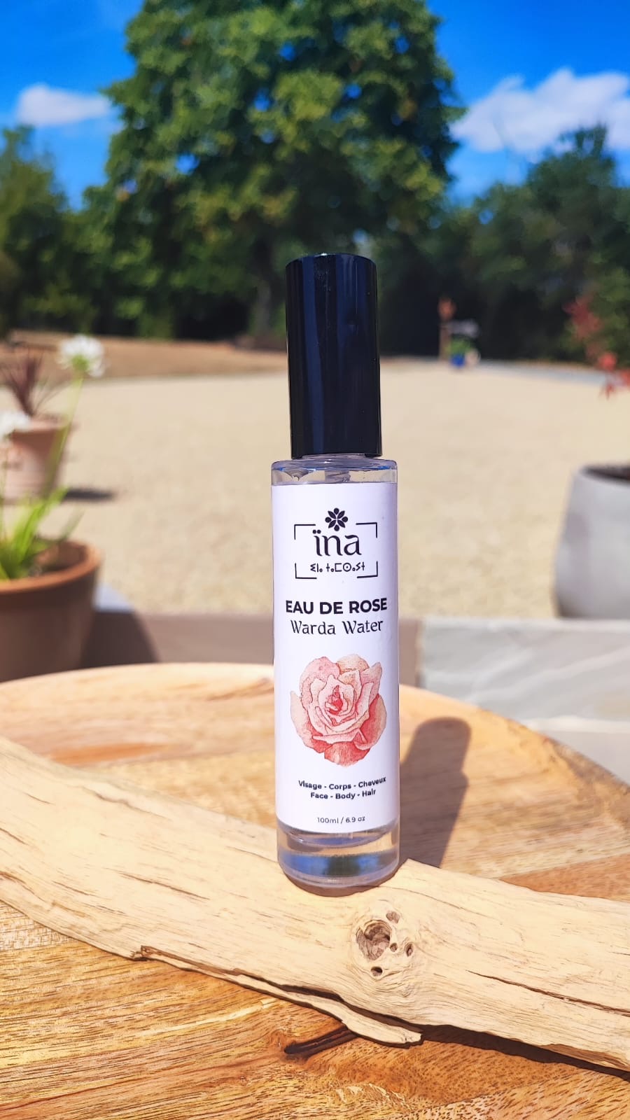 Eau de rose 100% pure et naturelle