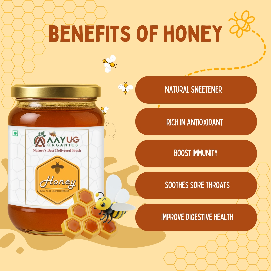 Raw Honey | 100% Pure and Unprocessed | No Added Sugar