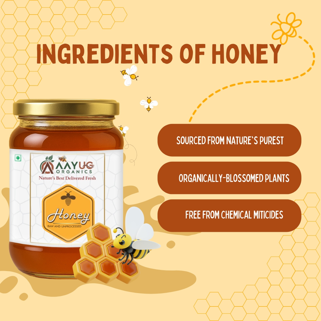 Raw Honey | 100% Pure and Unprocessed | No Added Sugar