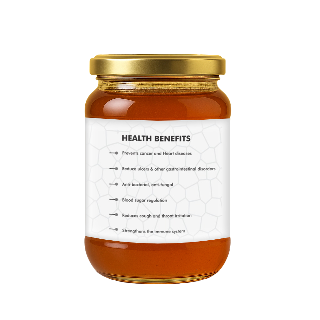 Raw Honey | 100% Pure and Unprocessed | No Added Sugar