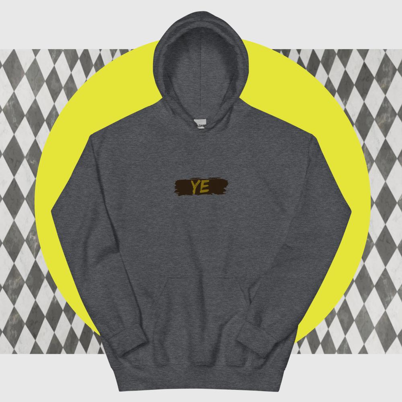 Yellowesek-Hoodie mit 'YE'-Print