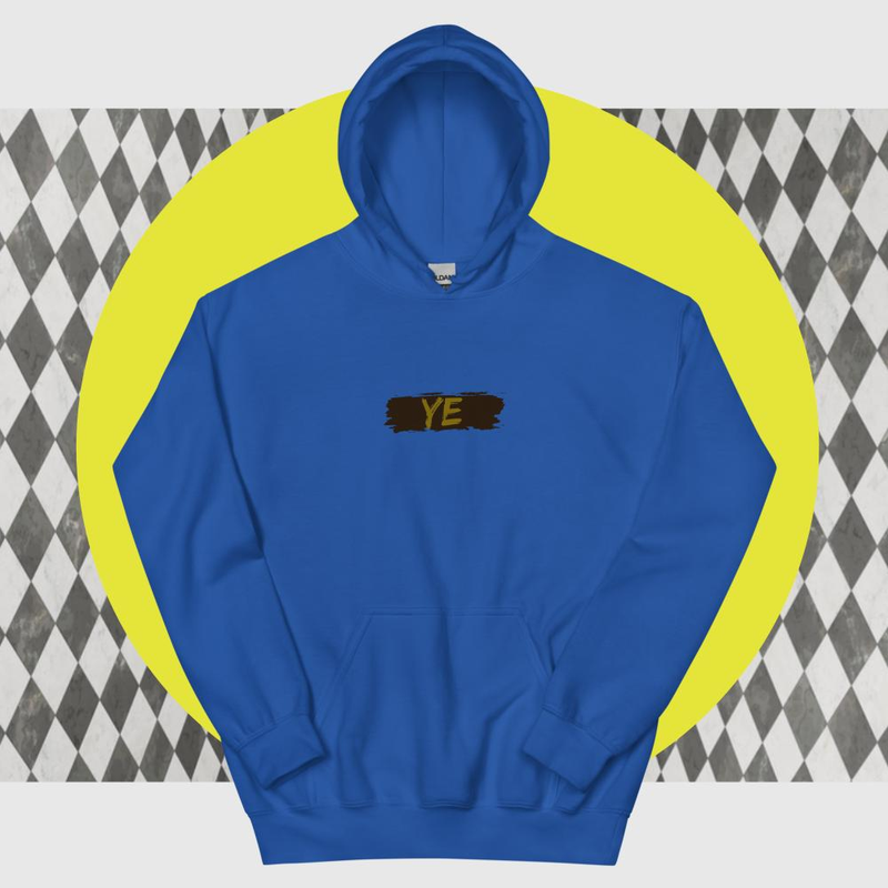 Yellowesek-Hoodie mit 'YE'-Print