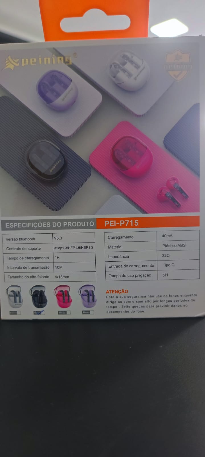 Fone de Ouvido Bluetooth