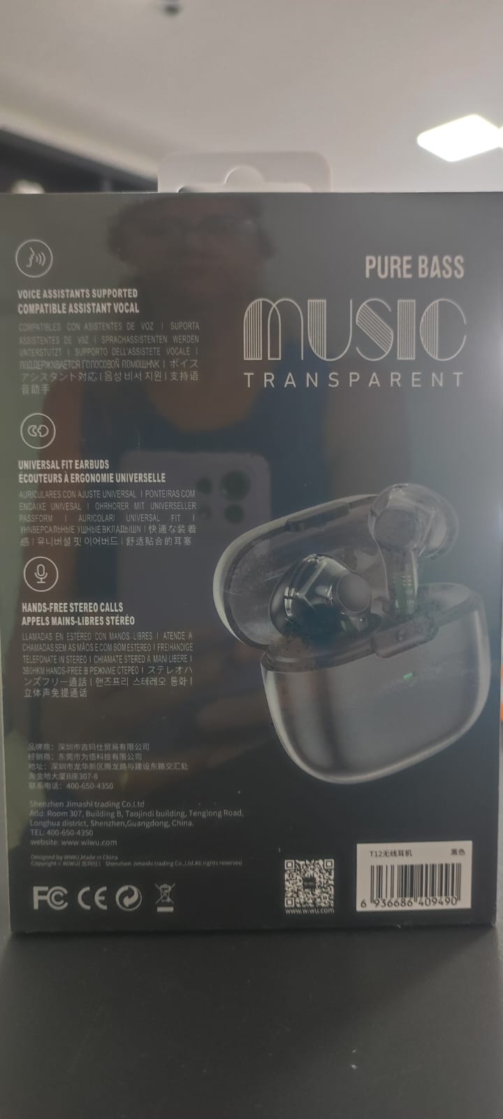 Fones de ouvido Wiwu Pure Sound