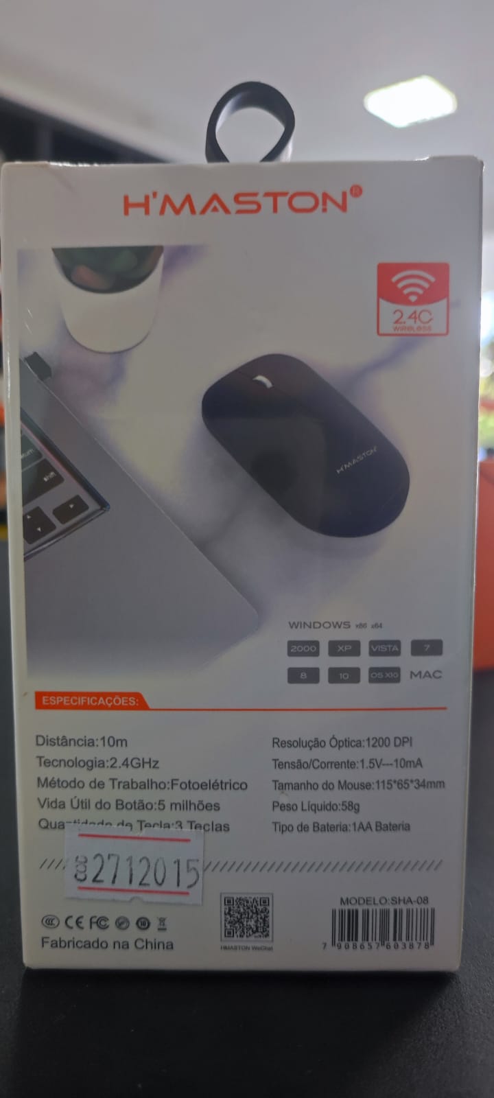 Mouse sem fio HAMASTON SHA-08