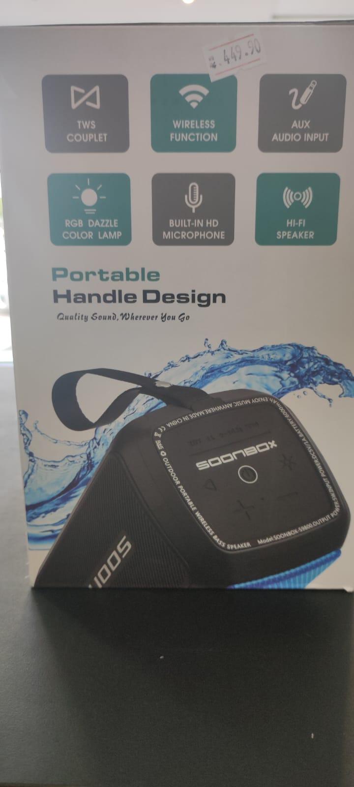 Caixa de Som Bluetooth Soonbox