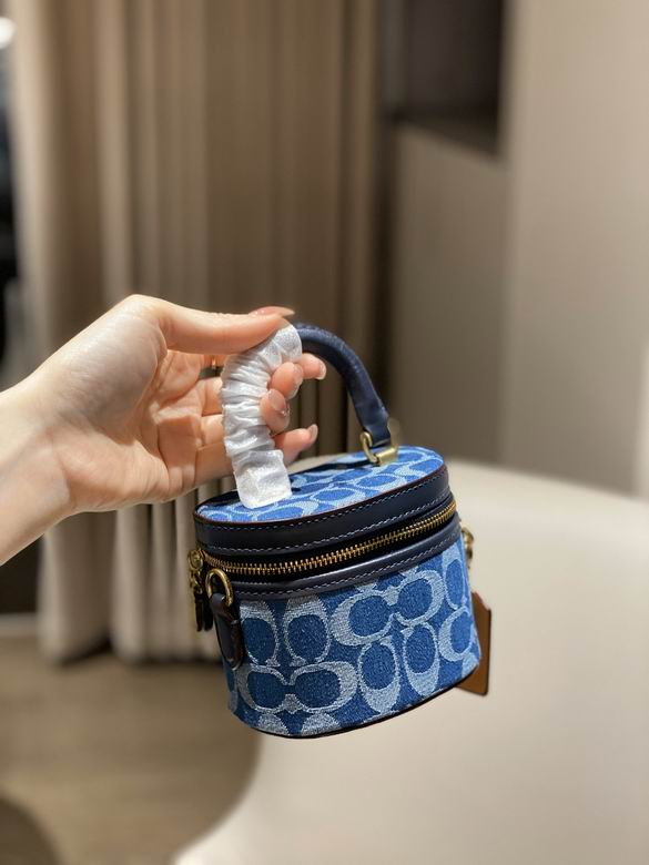 Blue crocodile leather