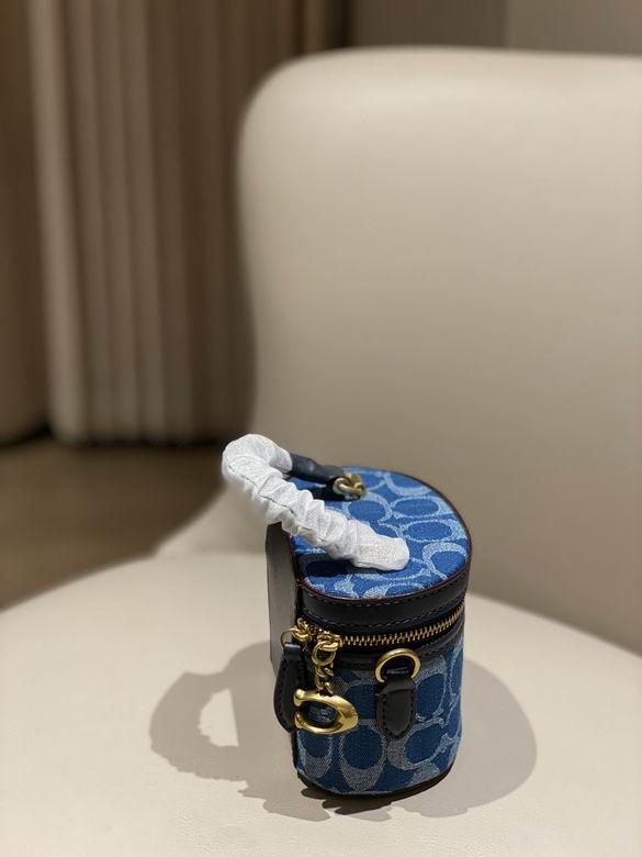 Blue crocodile leather