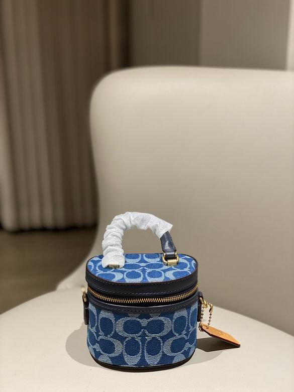 Blue crocodile leather