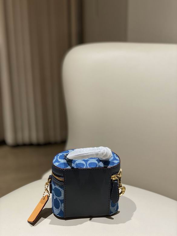 Blue crocodile leather