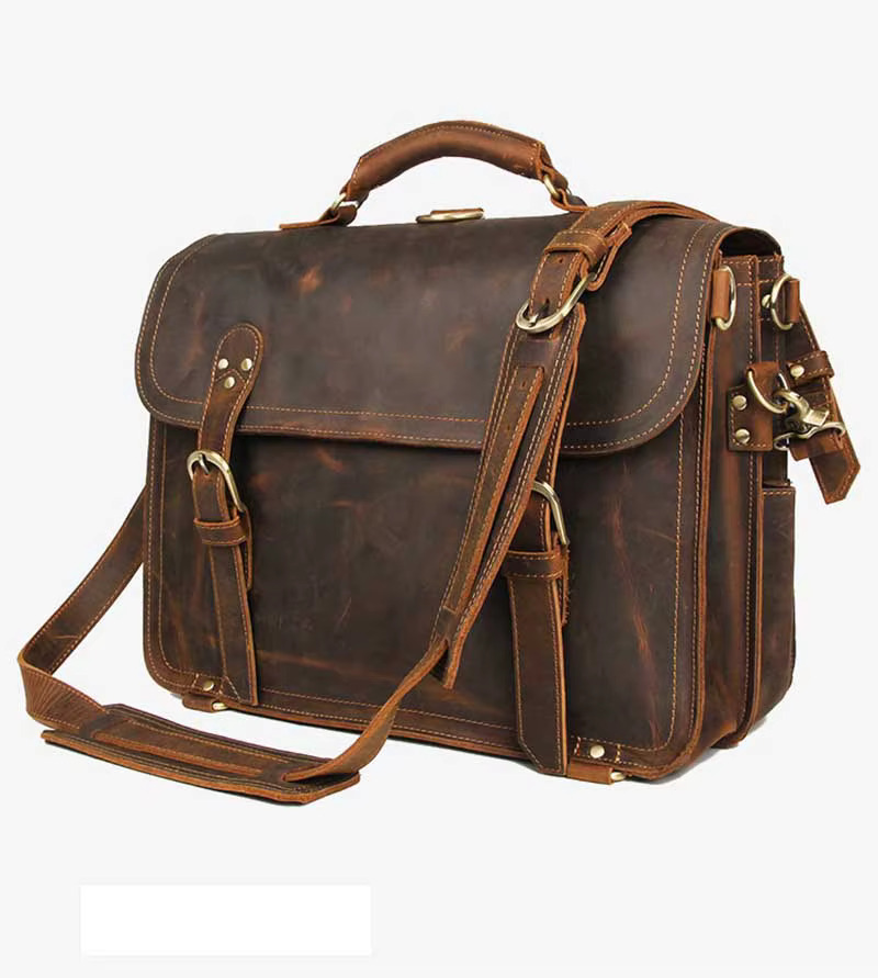 Vintage Genuine Leather Briefcase