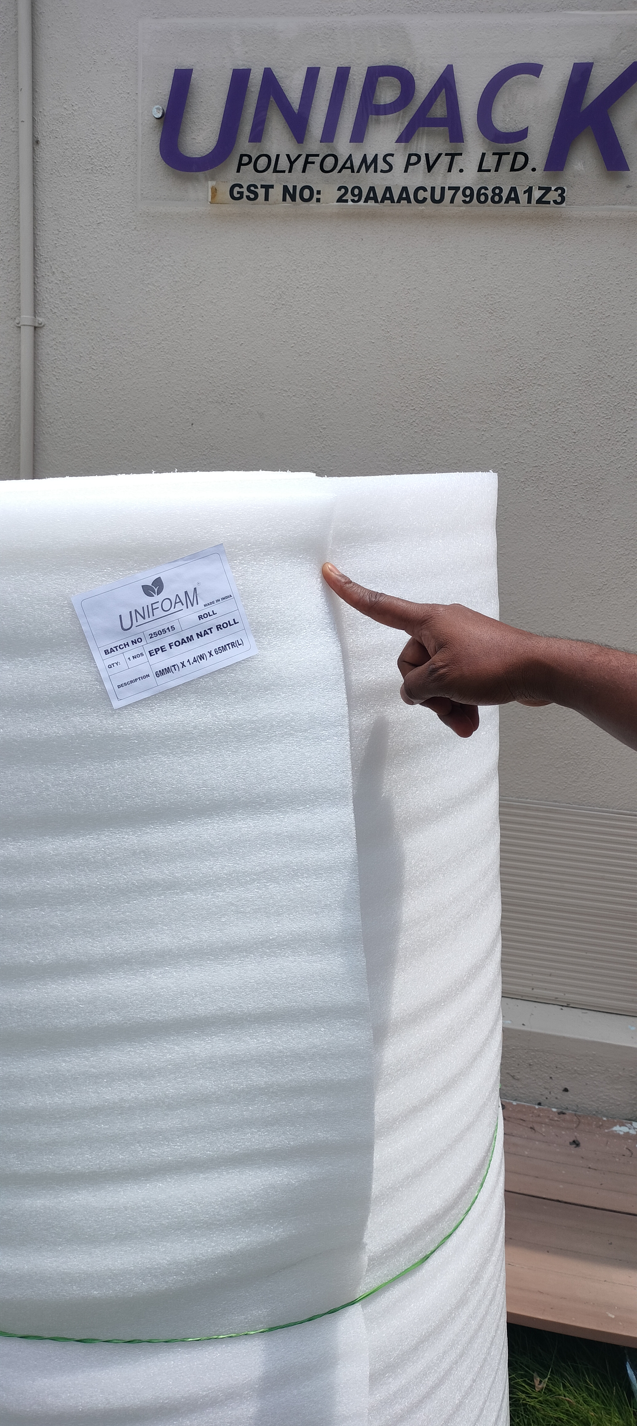 EPE Foam Packaging Roll - 6MM