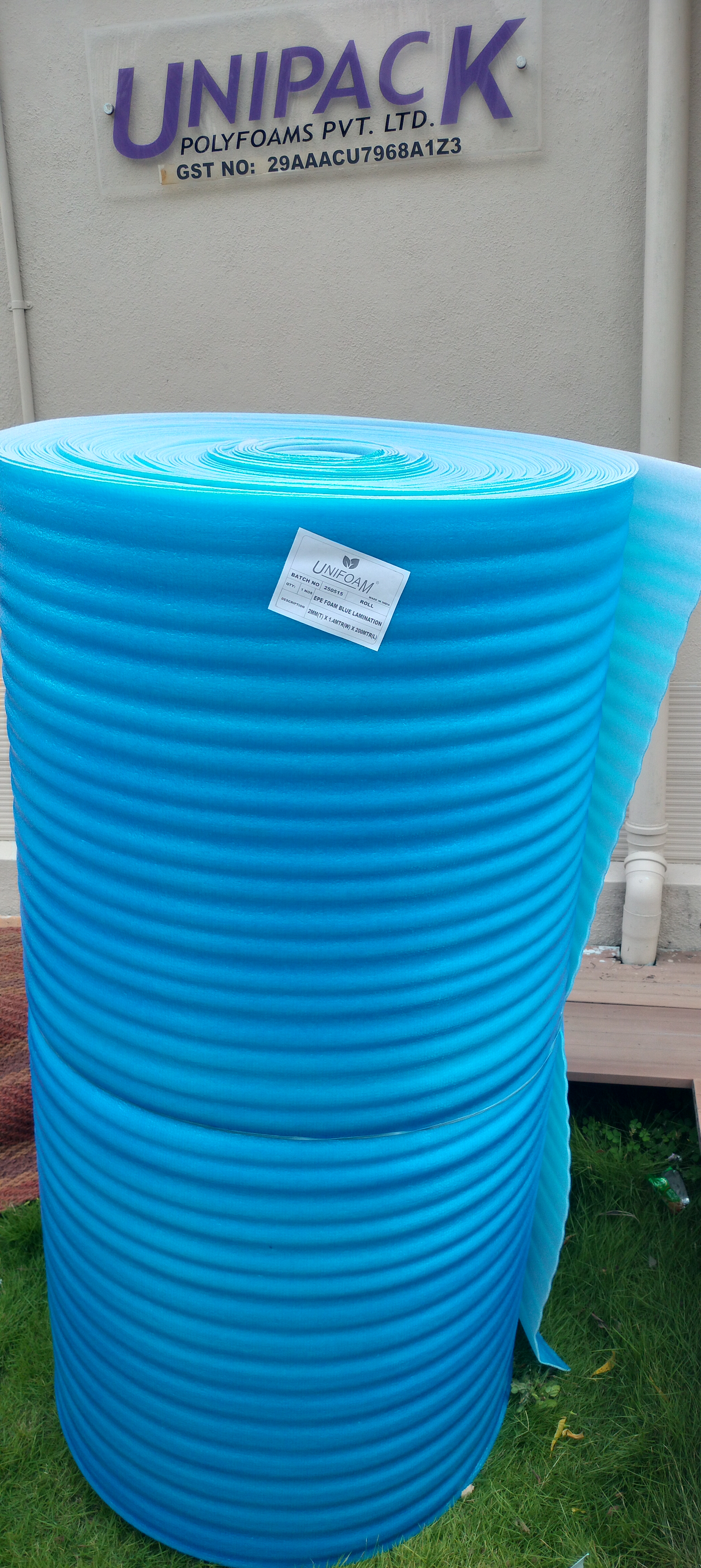 Lamination Blue Foam Rolls - 2mm Thick