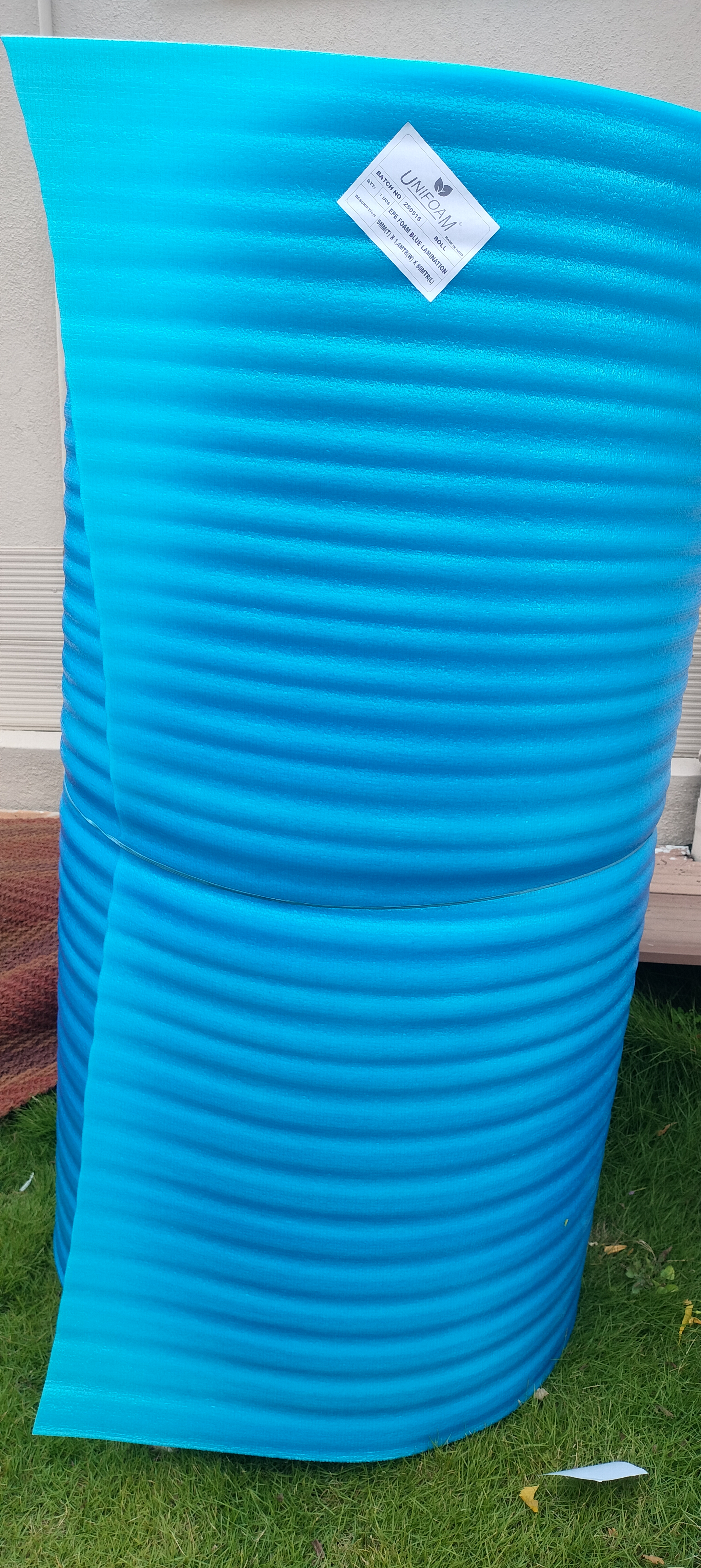 Lamination Blue Foam Rolls - 5mm Thick