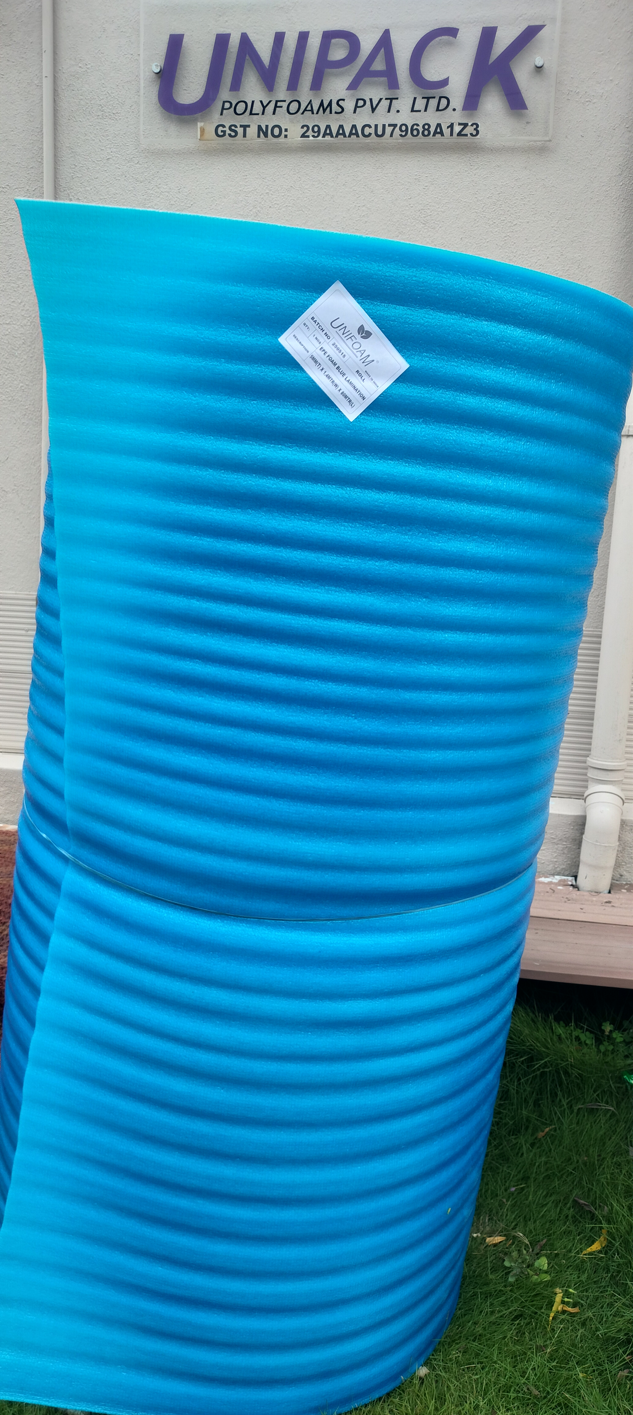 Lamination Blue Foam Rolls - 5mm Thick