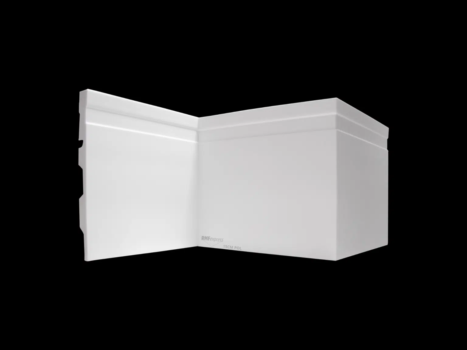 Rodapé Poliestireno VinilForte 7CM LISO - valor da barra