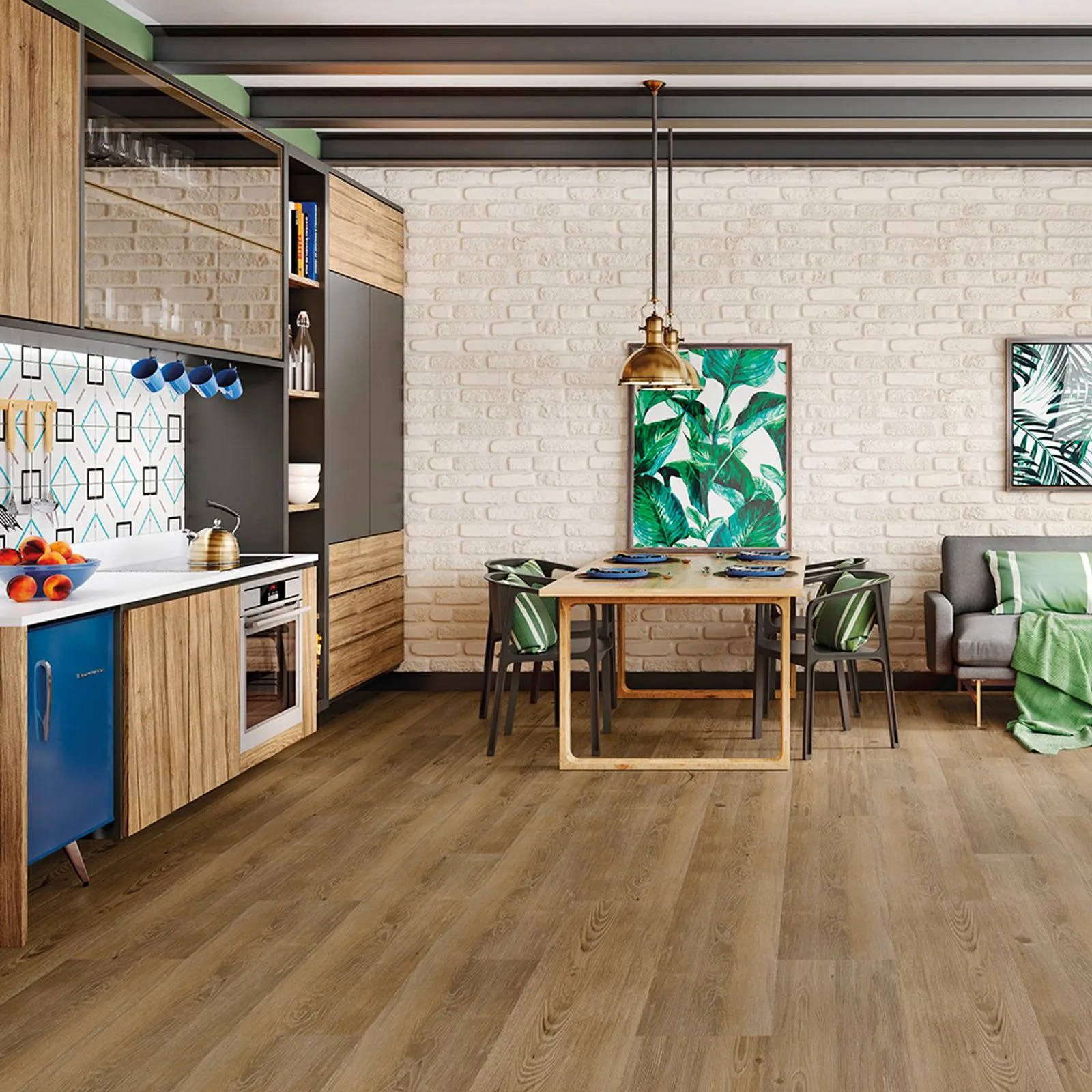 Freijó Ambar New Evidence Eucafloor Piso Laminado