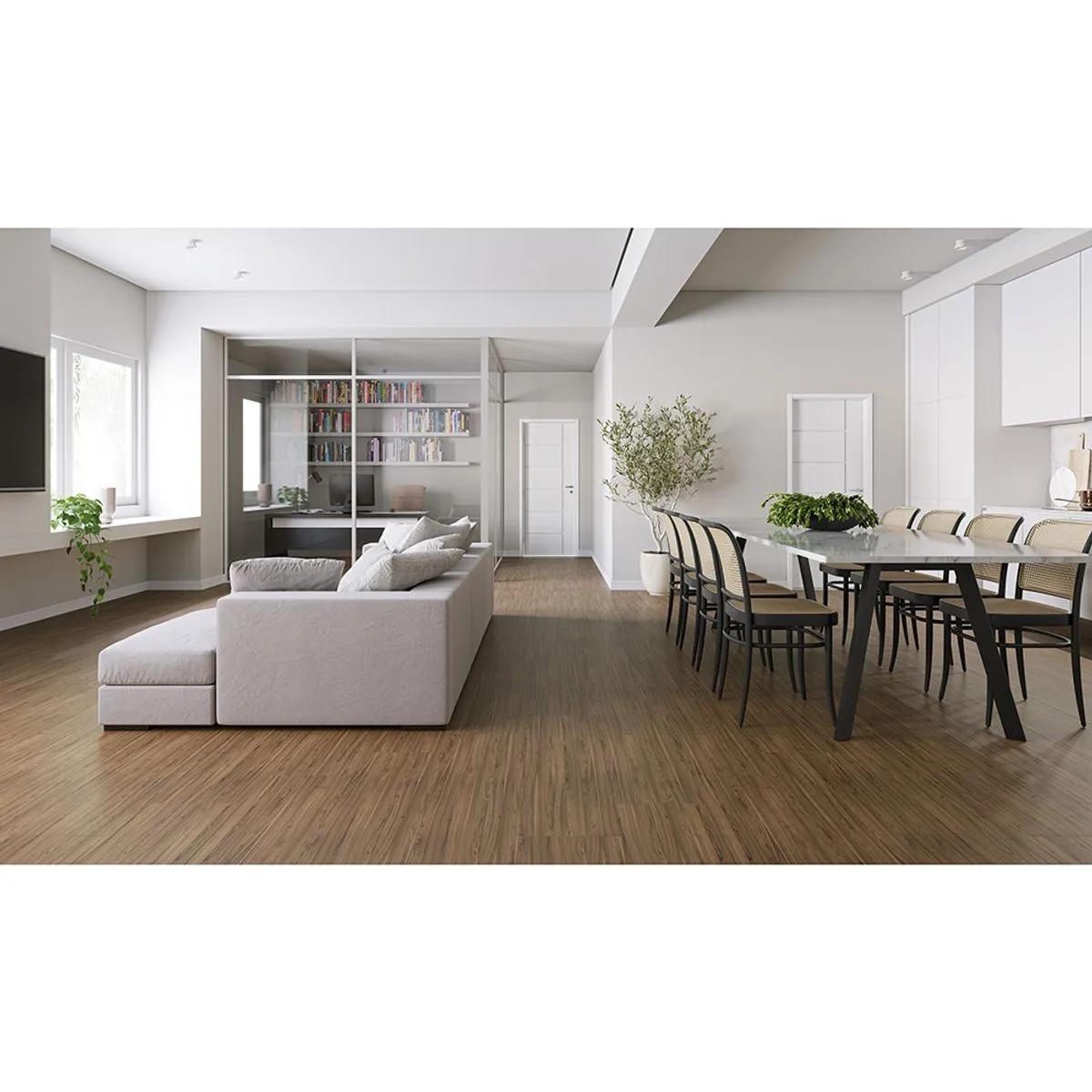Noce Borgonha Max Elegance Eucafloor Piso Laminado - valor do m2