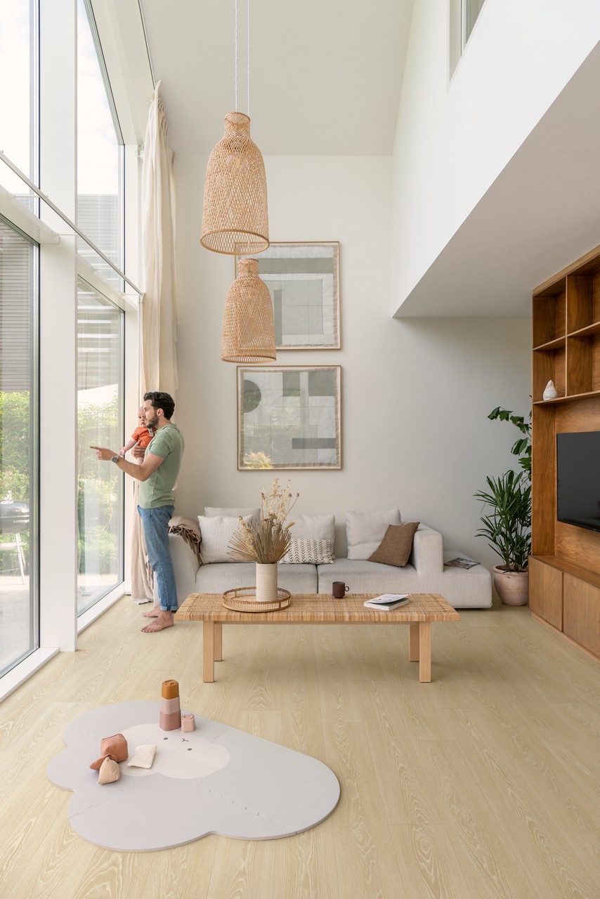 Carvalho Congelado Bege Smart QS Piso Laminado