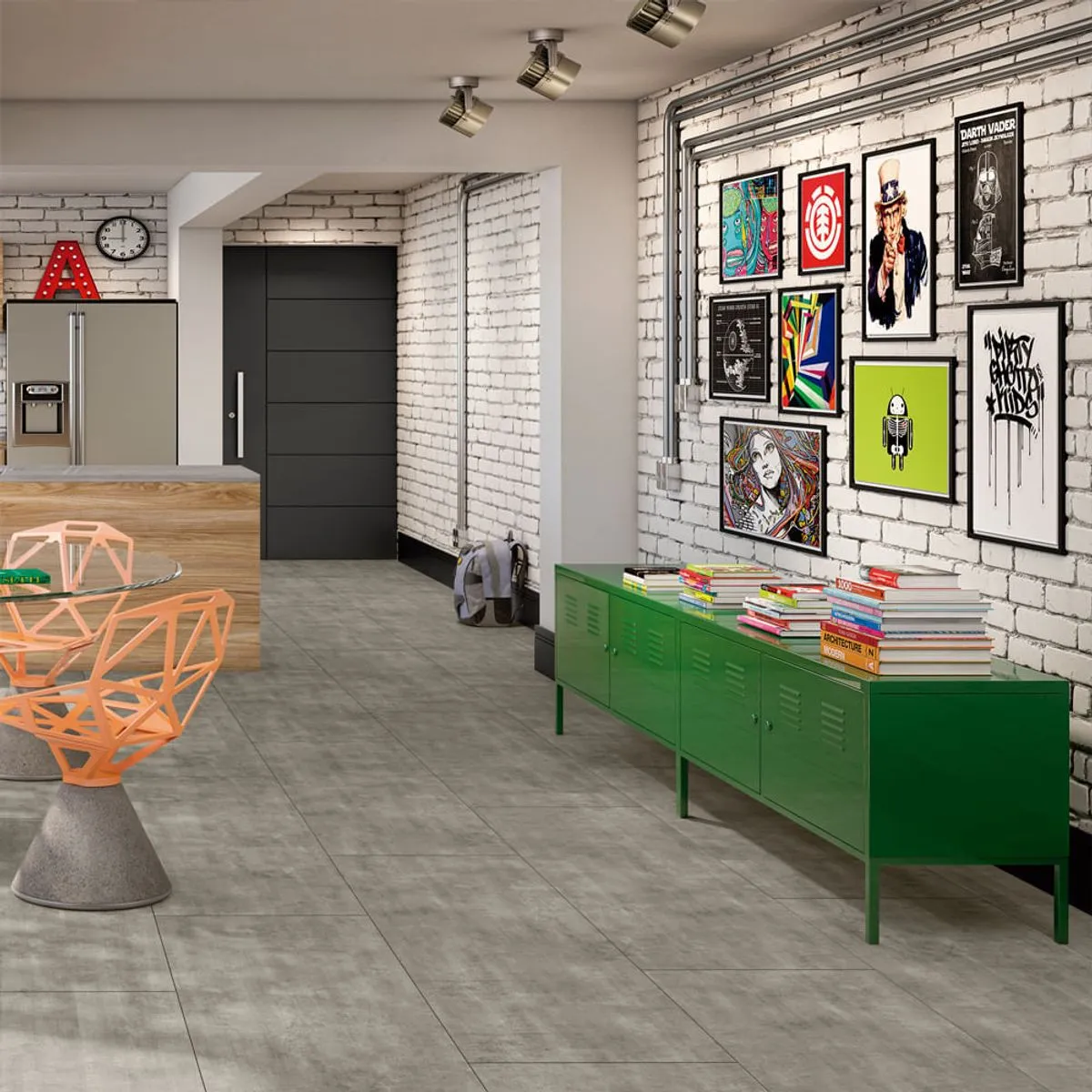 Concreto Gran Elegance Eucafloor Piso Laminado - valor do m2