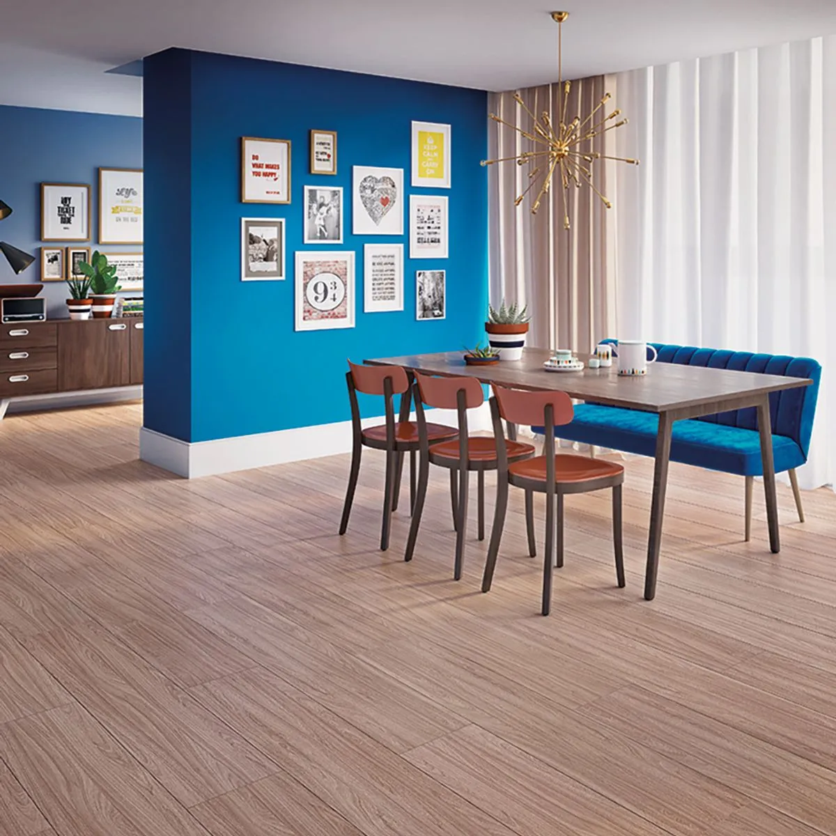 Andorra New Prime Click Eucafloor  Piso Laminado - valor do m2