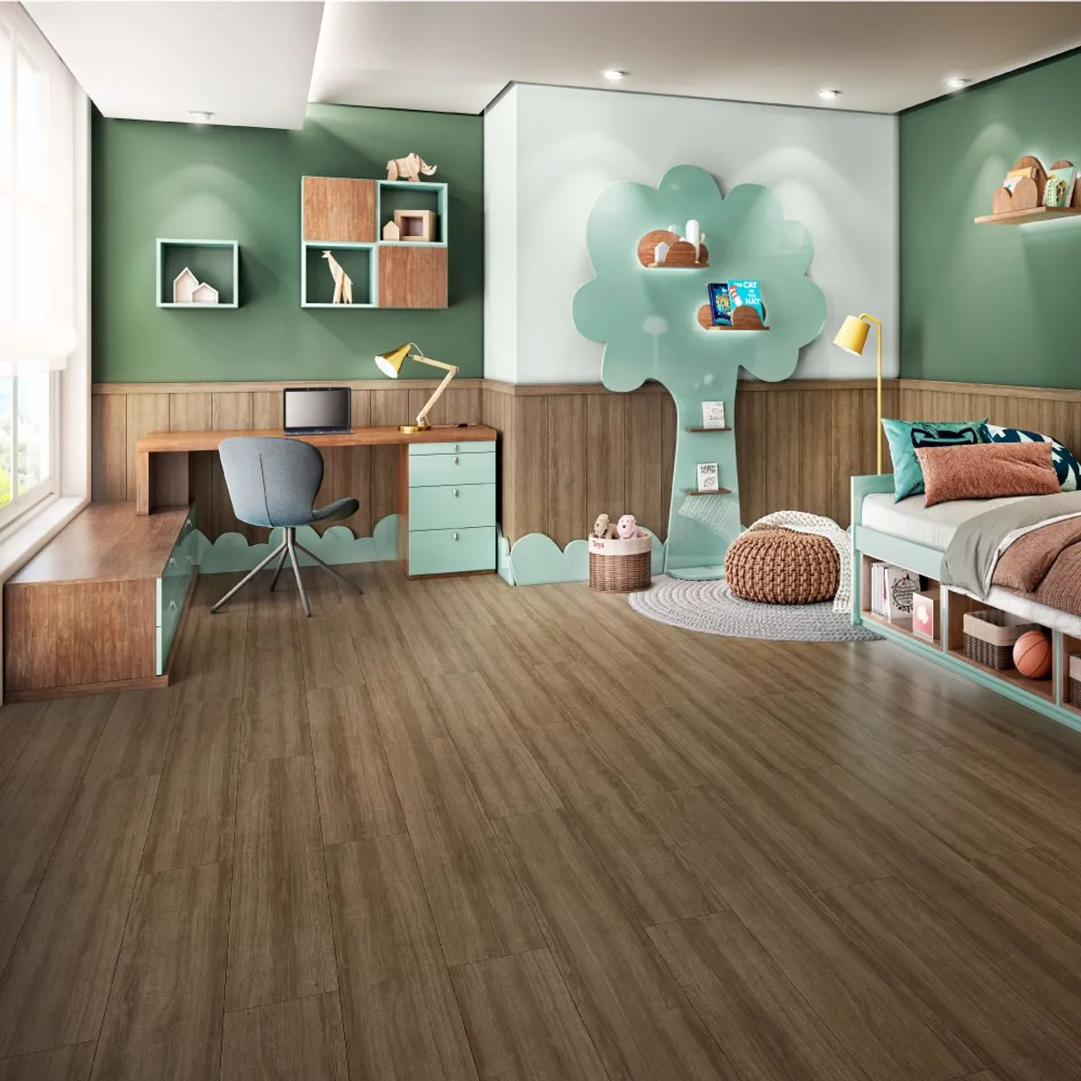 Lâmina Amêndoa Prime Click Eucafloor Piso Laminado - valor do m2
