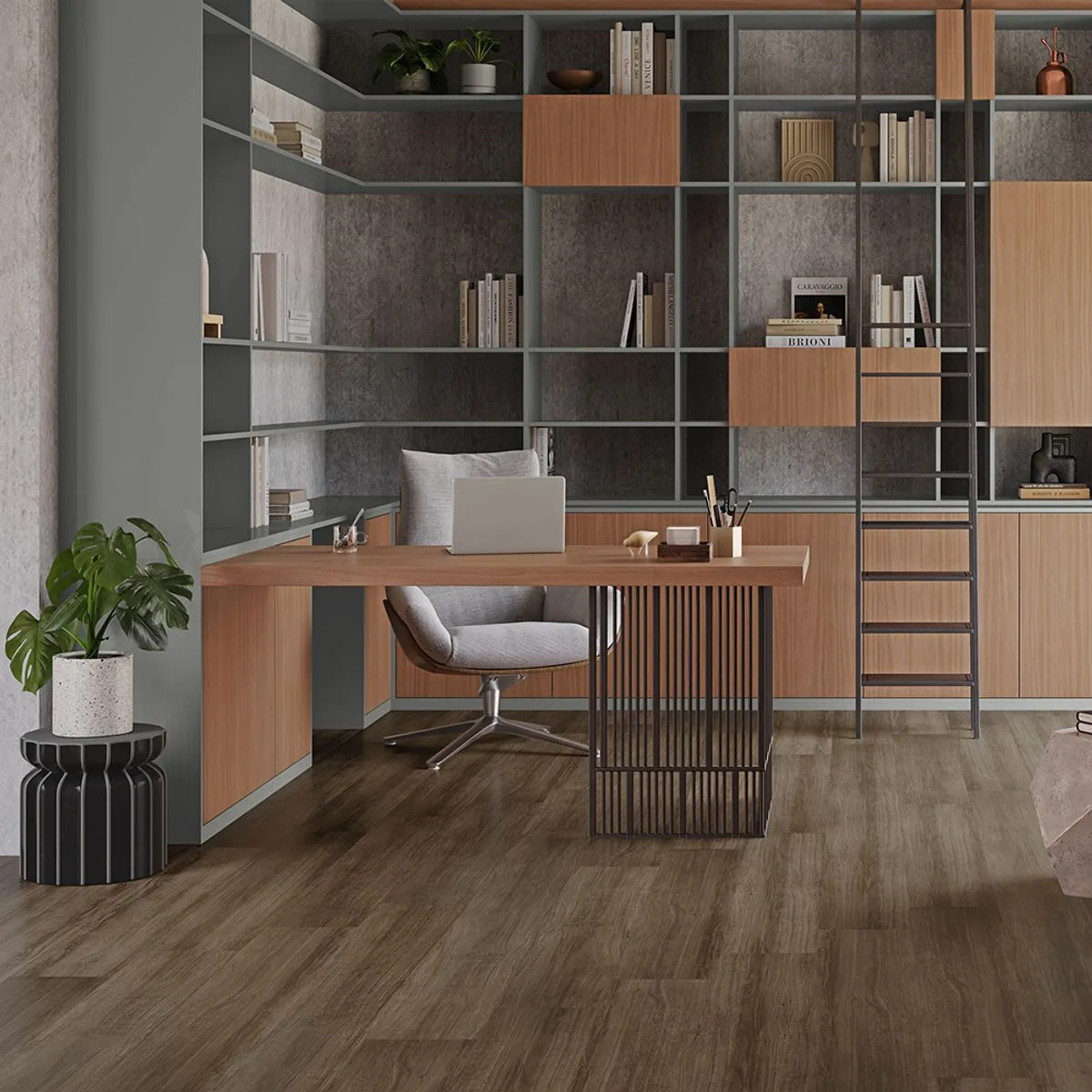 Castanho Terracota Prime Eucafloor Piso Laminado