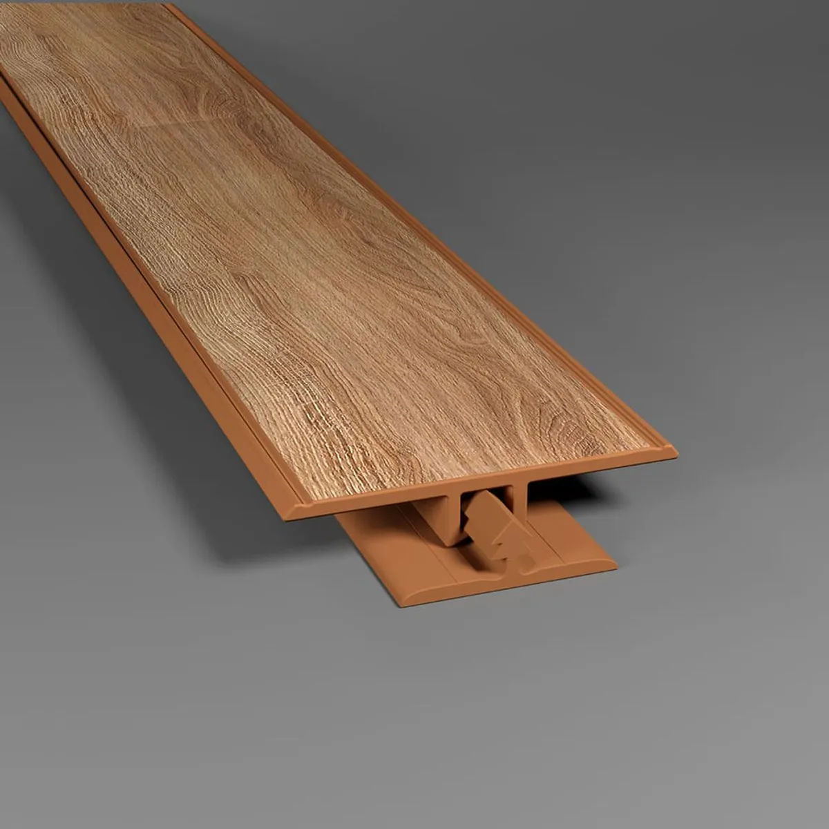 Perfil T Eucafloor Tecno Nº9 180 x 3,7 cm - valor da barra