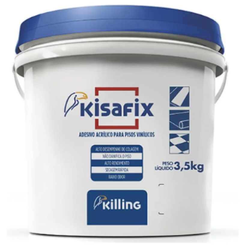 Cola Piso Vinílico Kisafix 3,5kg