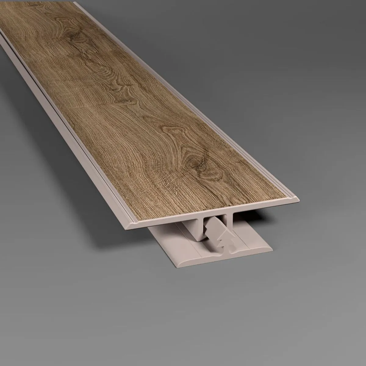 Perfil T Eucafloor Tecno Nº22 180 x 3,7 cm