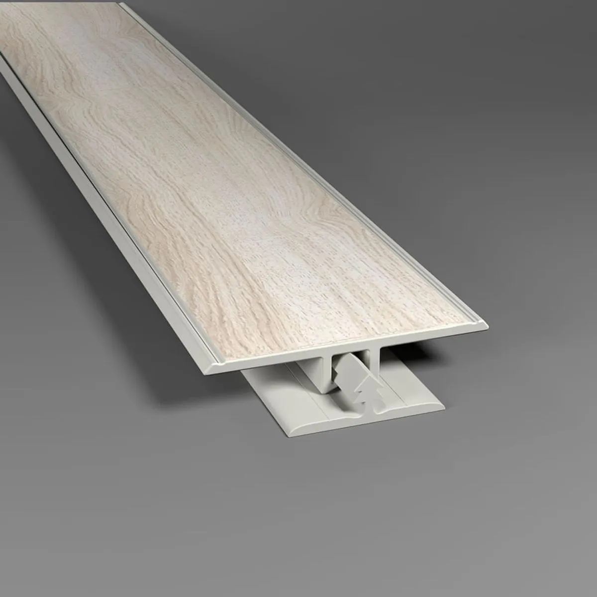 Perfil T Eucafloor Tecno Nº16 180 x 3,7 cm - valor da barra