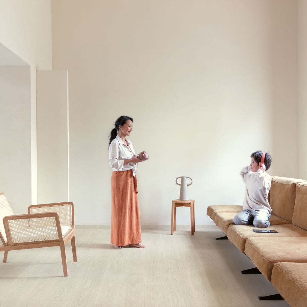 Carvalho Neblina Cinza Smart Quick Step Piso Laminado - valor do m²