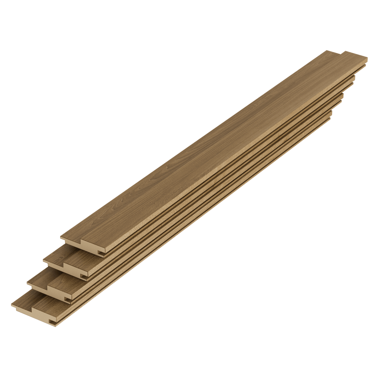 Ripado em barras Eucatex RU Freijó Âmbar 270cm x 5,5cm - valor da barra