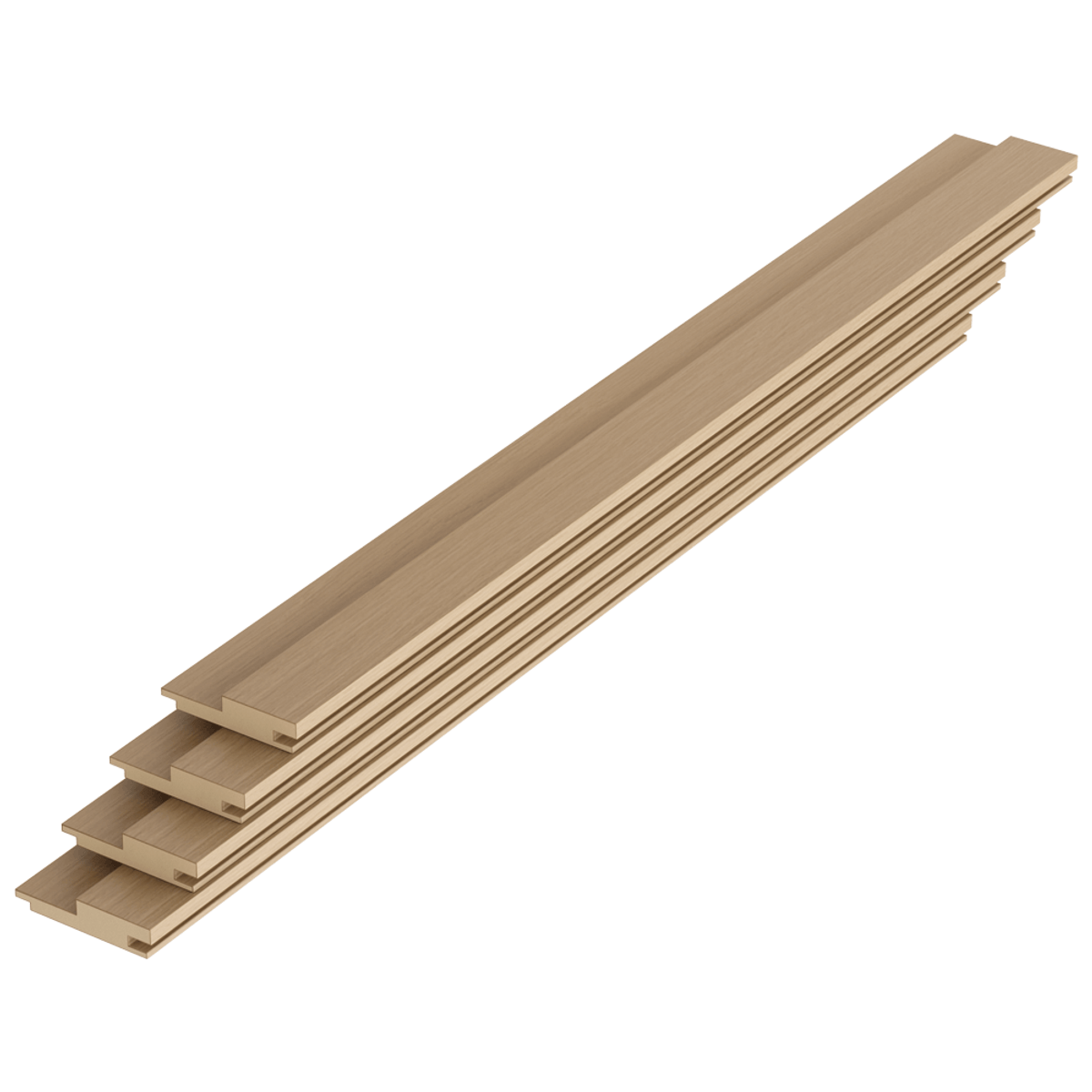 Ripado em barras Eucatex RU Freijó Brasil 270 cm x 5,5cm - valor da barra