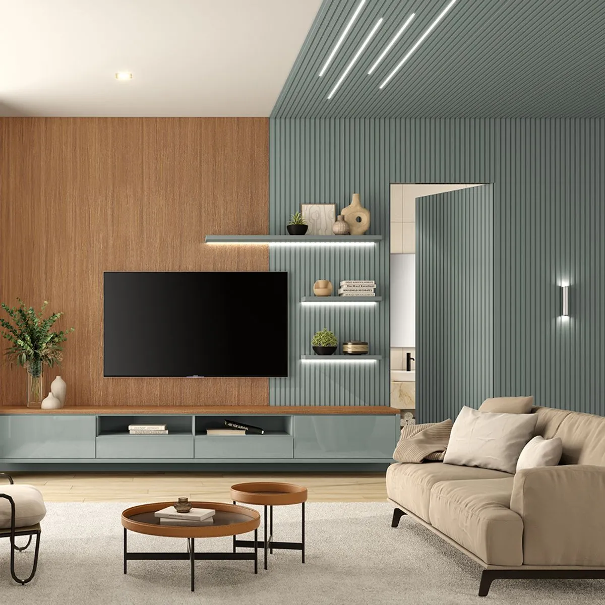 Ripado em barras Eucatex RU Cinza Supremo 270cm x 5,5cm - valor da barra 