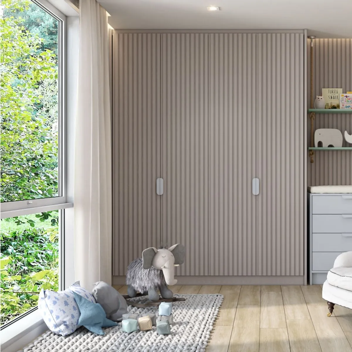 Ripado em barras Eucatex RU Fumê 270cm x 5,5cm - valor da barra