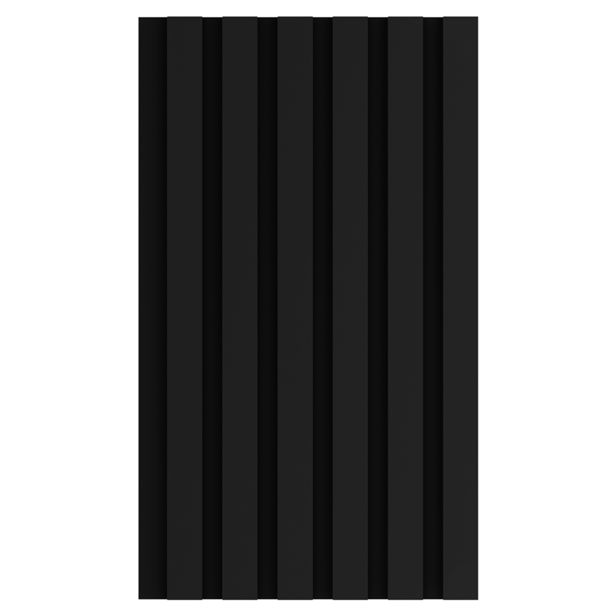 Ripado em barras Eucatex RU Preto 270cm x 5,5cm - valor da barra