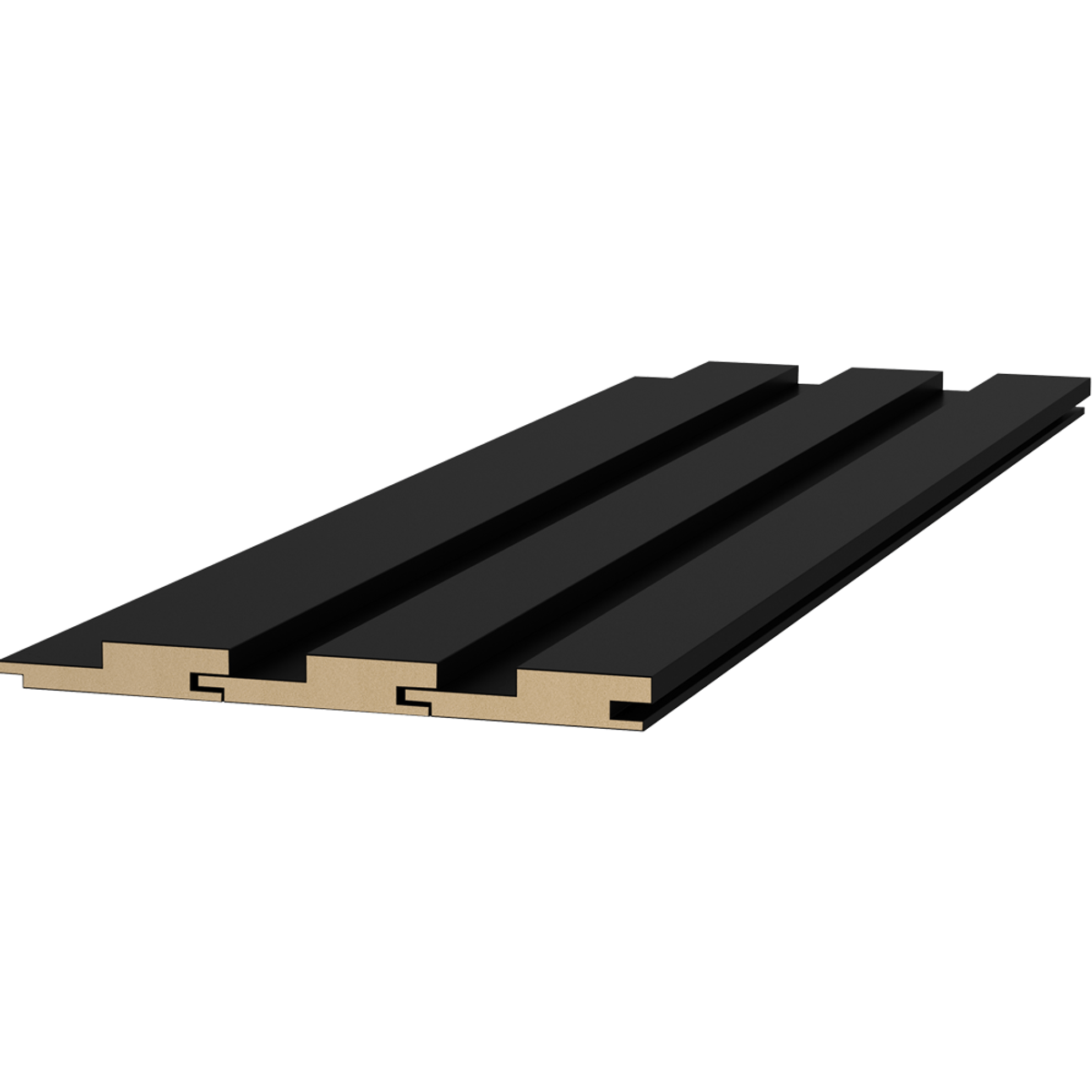 Ripado em barras Eucatex RU Preto 270cm x 5,5cm - valor da barra