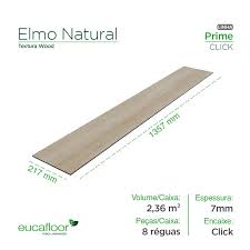 Elmo Natural Prime Eucafloor Piso Laminado - valor do m2